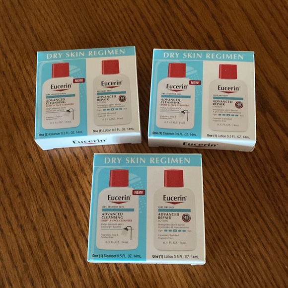 Eucerin Advanced Repair Lotion Advanced Cleanser Body & Face Dry Skin - Picture 9 of 9